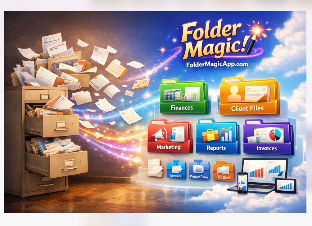 FolderMagicApp - AI organizes your messy files into neat folders